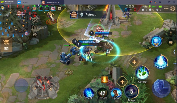 Arena of Valor là gì? Tựa game hành động MOBA hấp dẫn 2 Lối chơi hành động và chiến thuật trong Arena of Valor